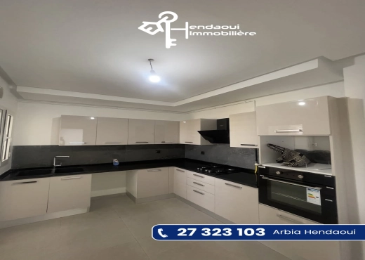 À LOUER – APPARTEMENT S+2 La Nouvelle Soukra - Bien immobilier à {"id":1,"country_id":219,"name":"ARIANA","slug":"ariana"} - Image 4 - AGENCE HENDAOUI IMMOBILIÈRE - Agence Immobilière AGENCE HENDAOUI IMMOBILIÈRE